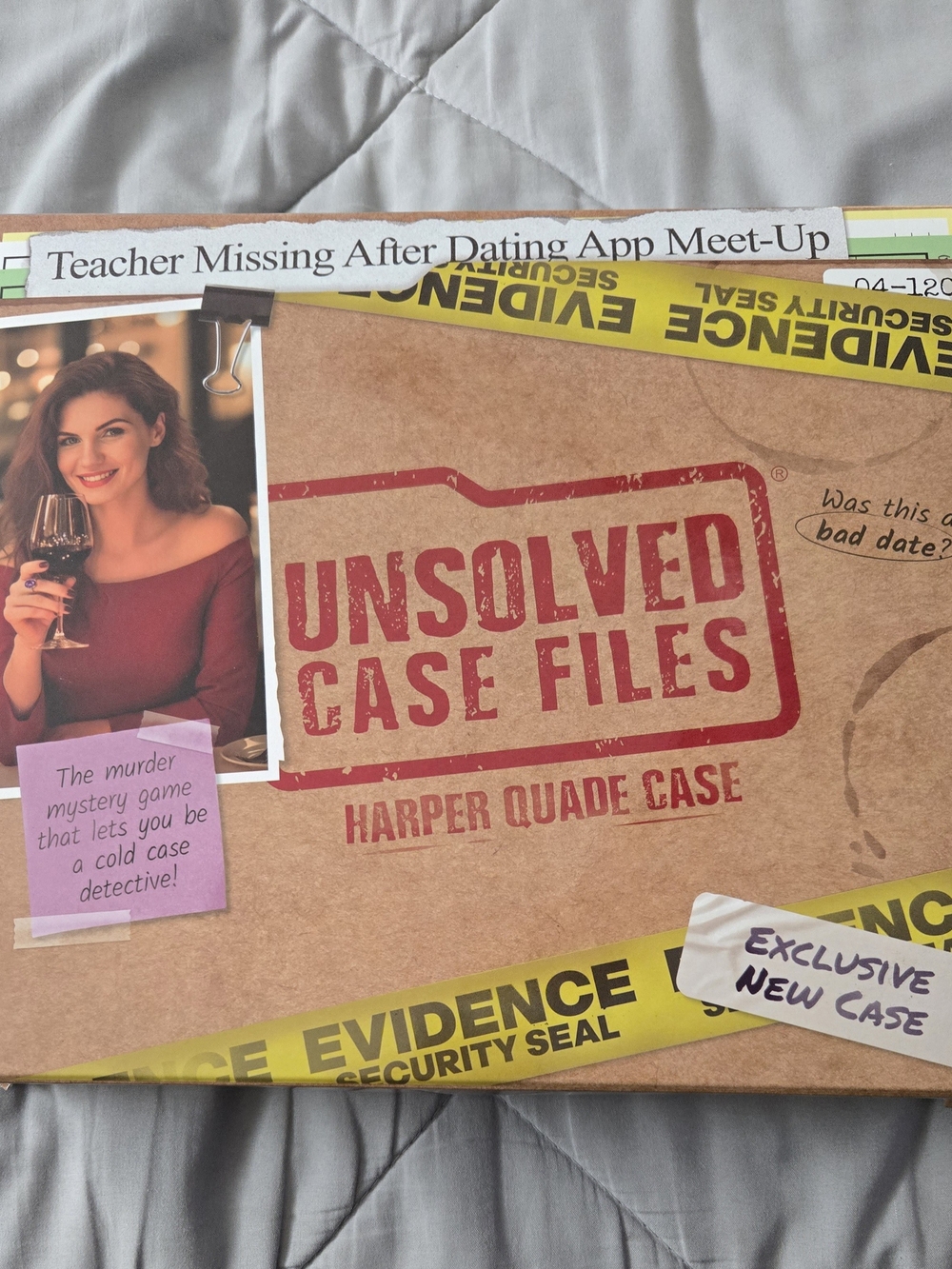 Unsolved Case Files Harper Quade Case Mystery Game
